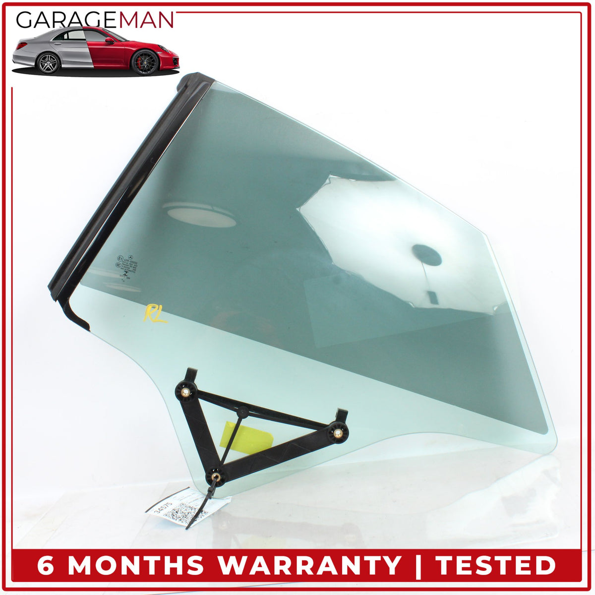 2018-2023 Mercedes W213 E450 Rear Left Side Quarter Window Glass 2386705300 OEM