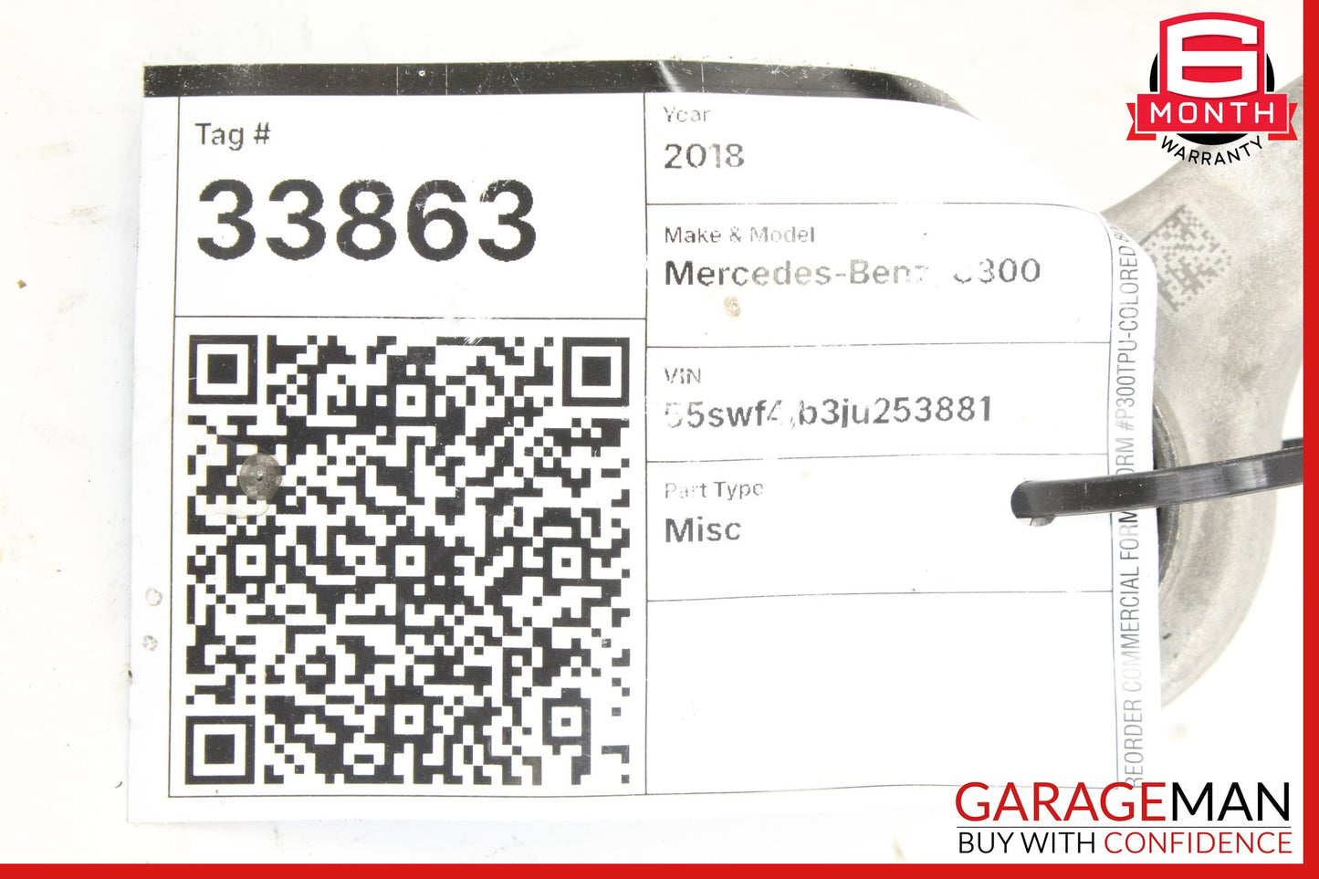 2015-2020 Mercedes W205 C300 Rear Left or Right Side Lower Control Arm OEM