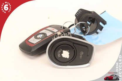 2012-2020 BMW 430i 440i F36 Engine Start Stop Switch w/ Key Fob 9250734 OEM