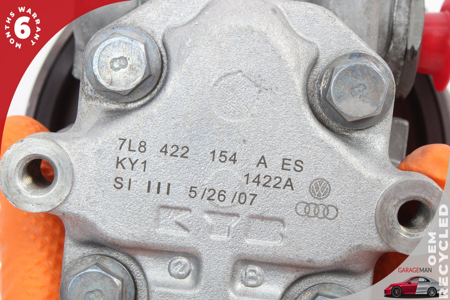 2007-2015 Audi Q7 Power Steering Pump 7P0422154A OEM