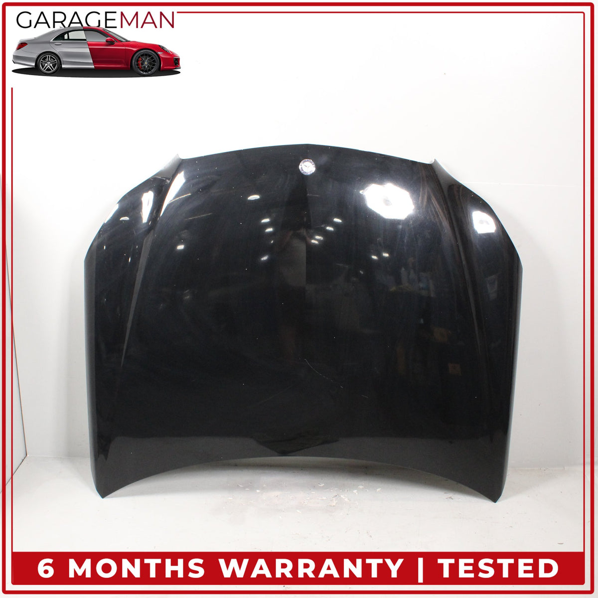 2014-2016 Mercedes W212 E400 E550 Front Hood Bonnet Panel Black 2128800357 OEM