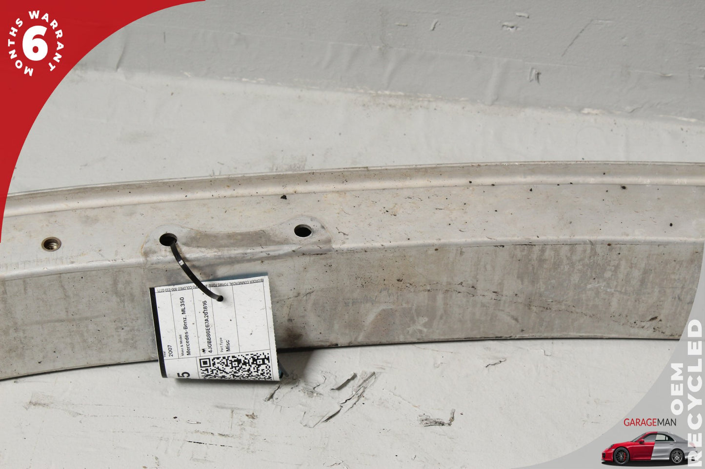 2006-2012 Mercedes W164 ML350 GL450 Front Bumper Reinforcement Impact Bar OEM