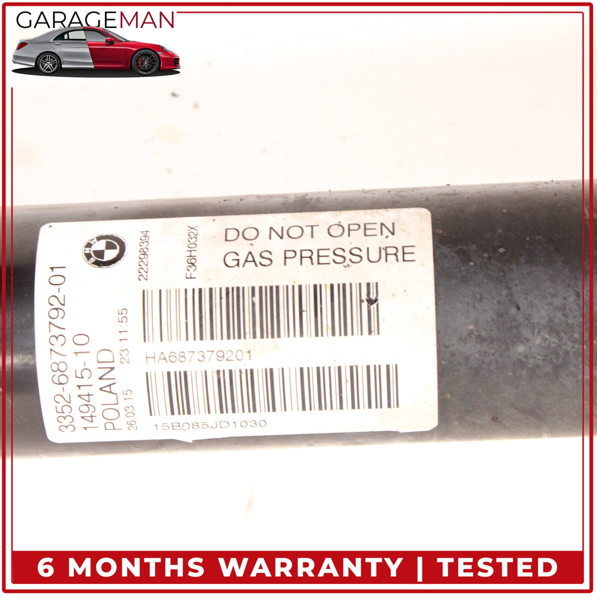 2014-2020 BMW 428i F36 Rear Left and Right Shock Strut Absorber Set 6873792 OEM
