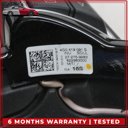 2012-2018 Audi A6 Front Left Steering Wheel w/ Paddle Shifters 4G0419091S OEM