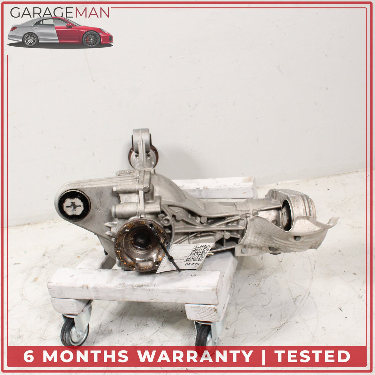 2016-2018 Porsche Cayenne 958 VR6 Front Differential Axle Carrier 0BM409510R OEM