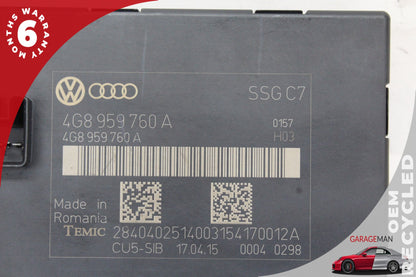 2012-2018 Audi A7 A6 Front Left Driver Side Seat Control Module 4G8959760A OEM