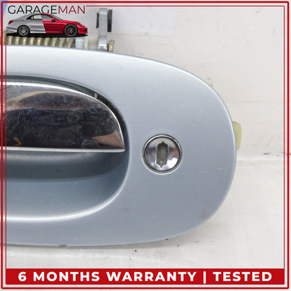 1997-2006 Jaguar XK8 Front Left Driver Side Exterior Door Handle Light Blue OEM