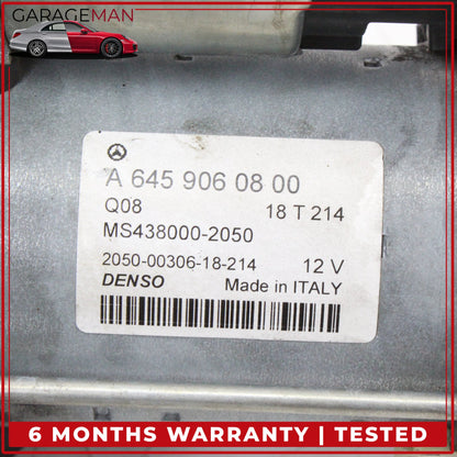 2014-2019 Mercedes-Benz CLA250 W117 Sedan Engine Motor Starter 6459060800 OEM