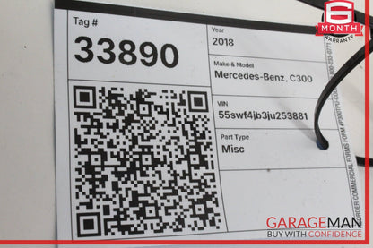 2018 Mercedes-Benz C300 W205 Sedan Rear Left Window Regulator Motor 2139060502 Genuine
