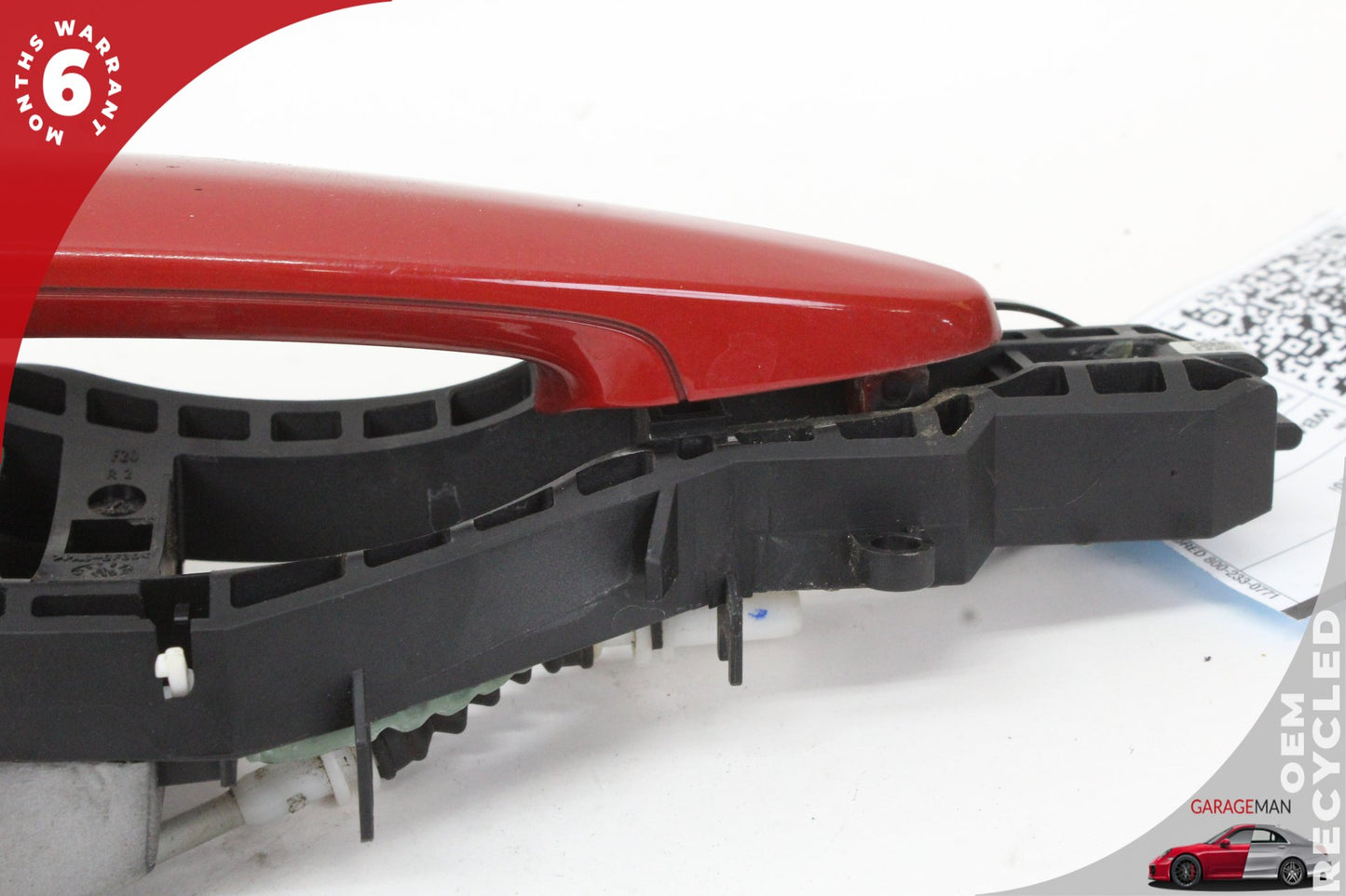 2012-2018 BMW 320i F30 Rear Right Side Exterior Door Handle Red 7332268 OEM