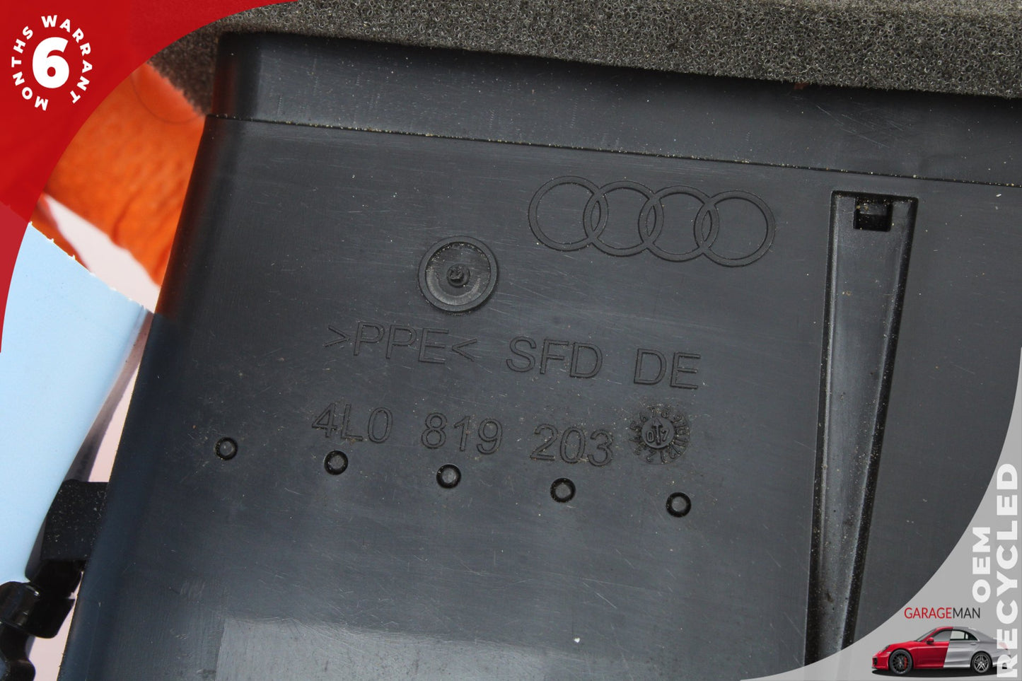 2007-2015 Audi Q7 Rear Center Console A/C Air Vent Trim 4L0819203 OEM