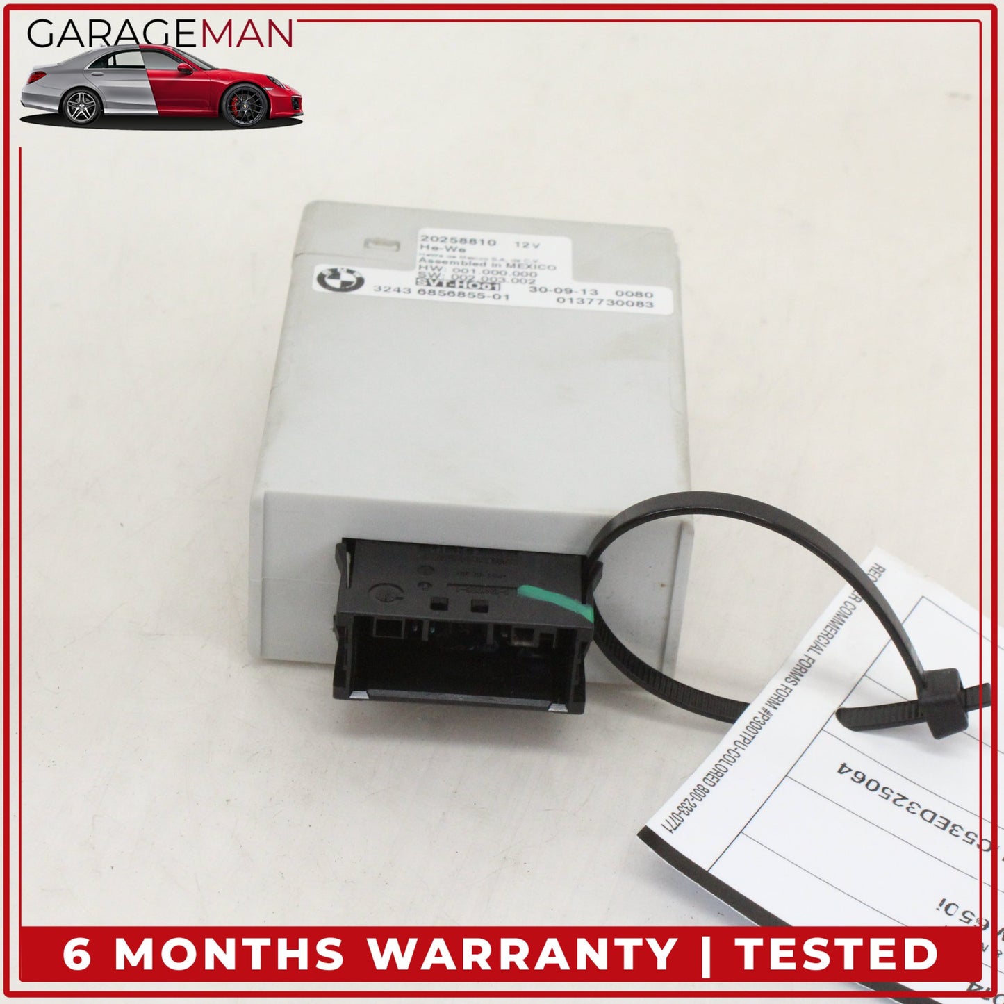 2012-2018 BMW 650i Power Steering Control Module Unit Servotronic 6856855 OEM