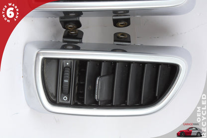 2011-2018 Porsche Cayenne 958 Front Dash Center Left &amp; Right AC Air Vent Set OEM