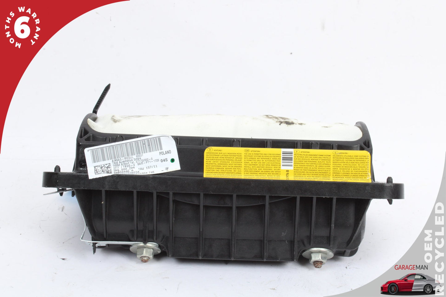 2011-2018 Porsche Cayenne 958 Front Right Side Dash Airbag Air Bag 7P5880204 OEM
