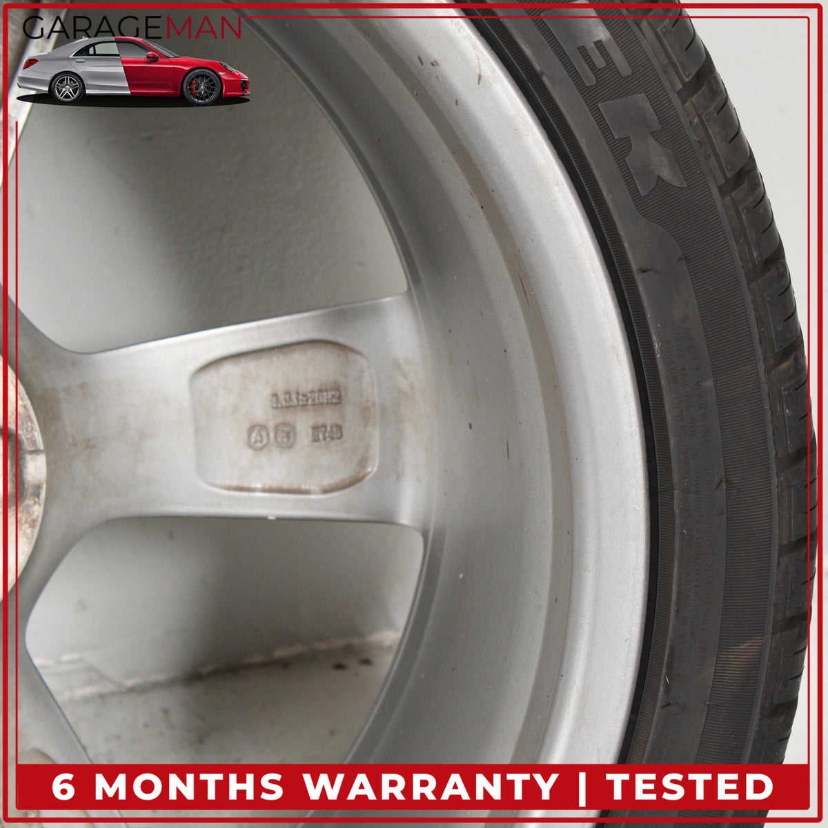 2012-2018 Audi A6 S6 Front or Rear 5 Spoke Wheel Rim w/ Tire 8.5JX20H2 ET45 OEM