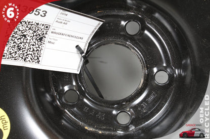 2012-2018 Audi A6 S6 RS7 Emergency Spare Tire Wheel Donut Rim 4G0601027 OEM