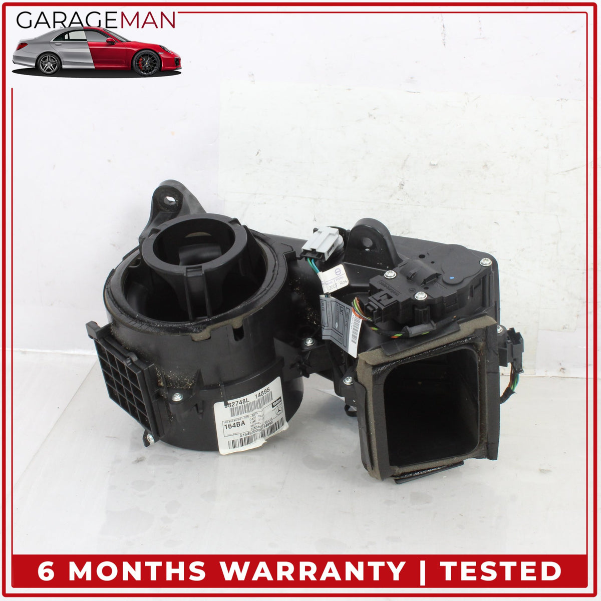 2006-2012 Mercedes W164 ML350 GL450 Rear A/C Heater Blower Motor Housing Box OEM