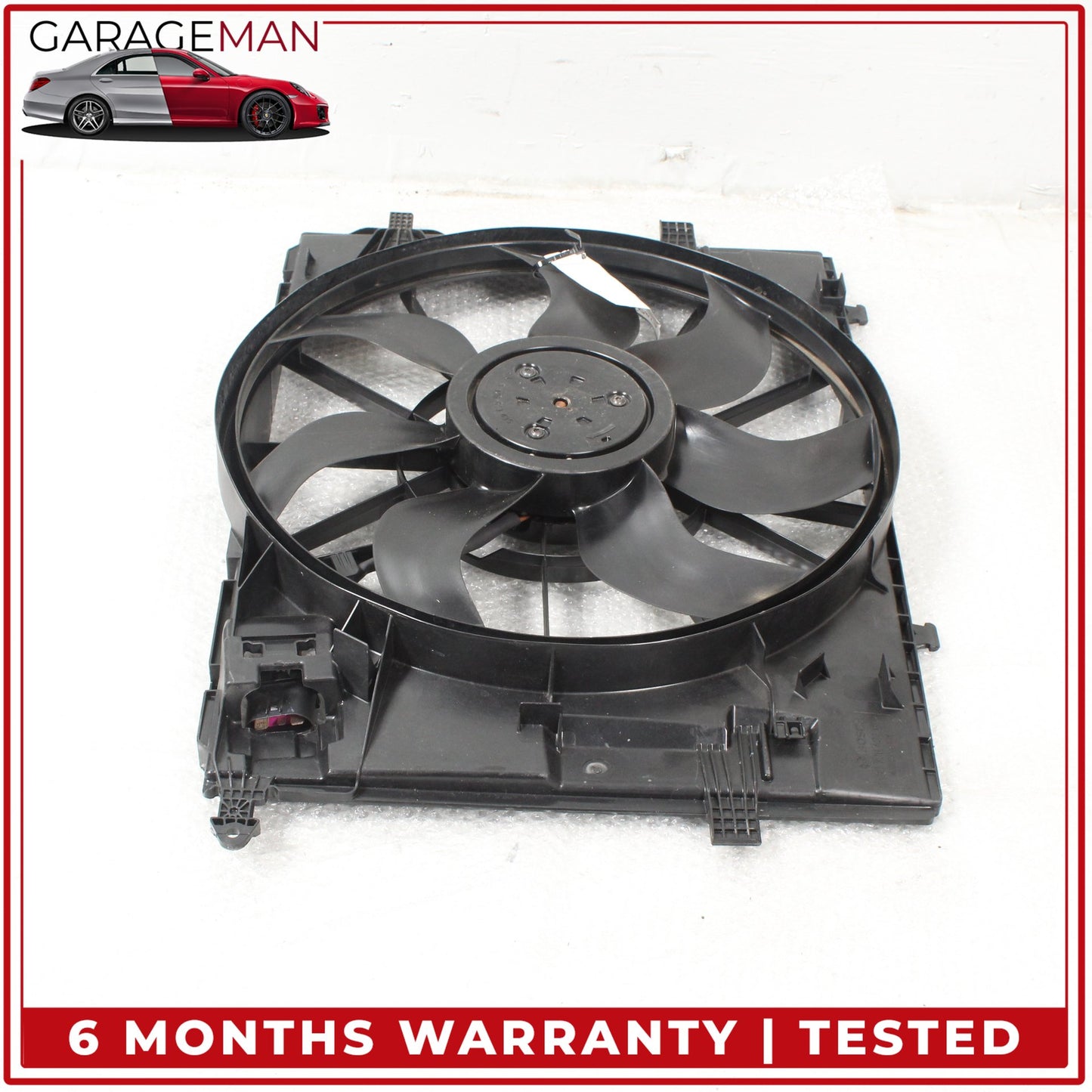 2015-2023 Mercedes W205 C300 Engine Radiator Cooling Fan Motor Assembly OEM