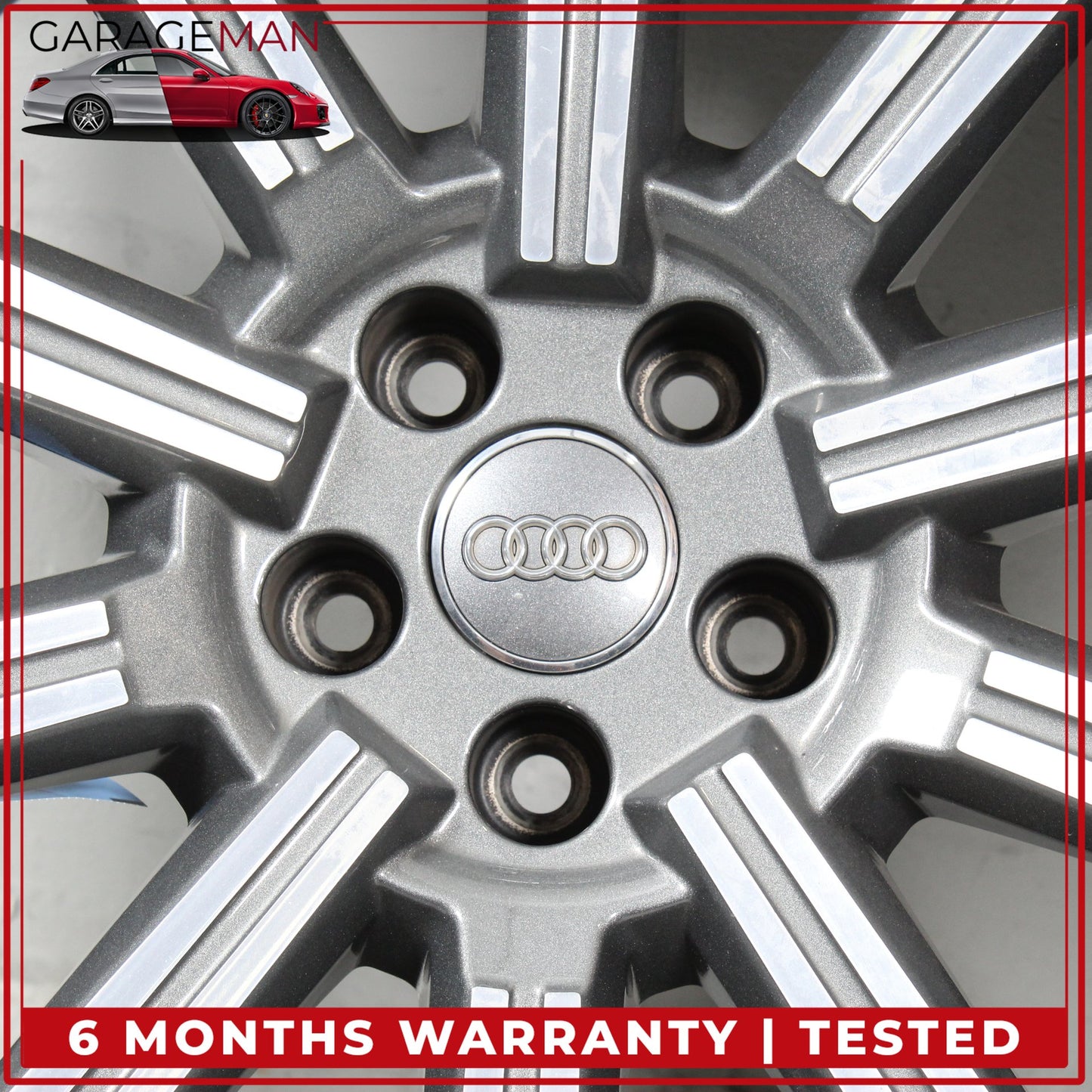 2017-2025 Audi Q7 SQ7 10 Spoke Wheel Rim w/ Tire 9JX20H2 ET33 4M0601025AD OEM