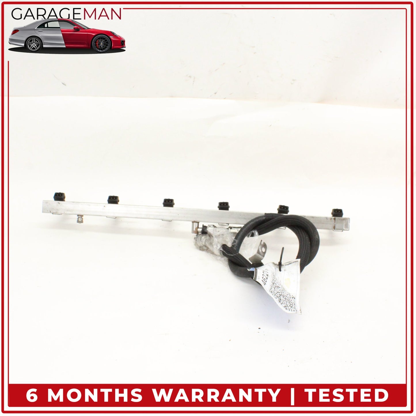 2011-2013 BMW 528i F10 N52 3.0L Fuel Rail w/ Injectors Set 7542541