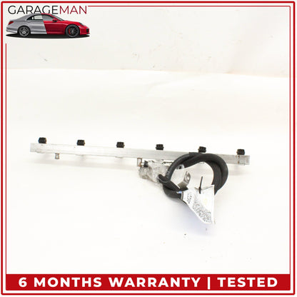 2011-2013 BMW 528i F10 N52 3.0L Fuel Rail w/ Injectors Set 7542541