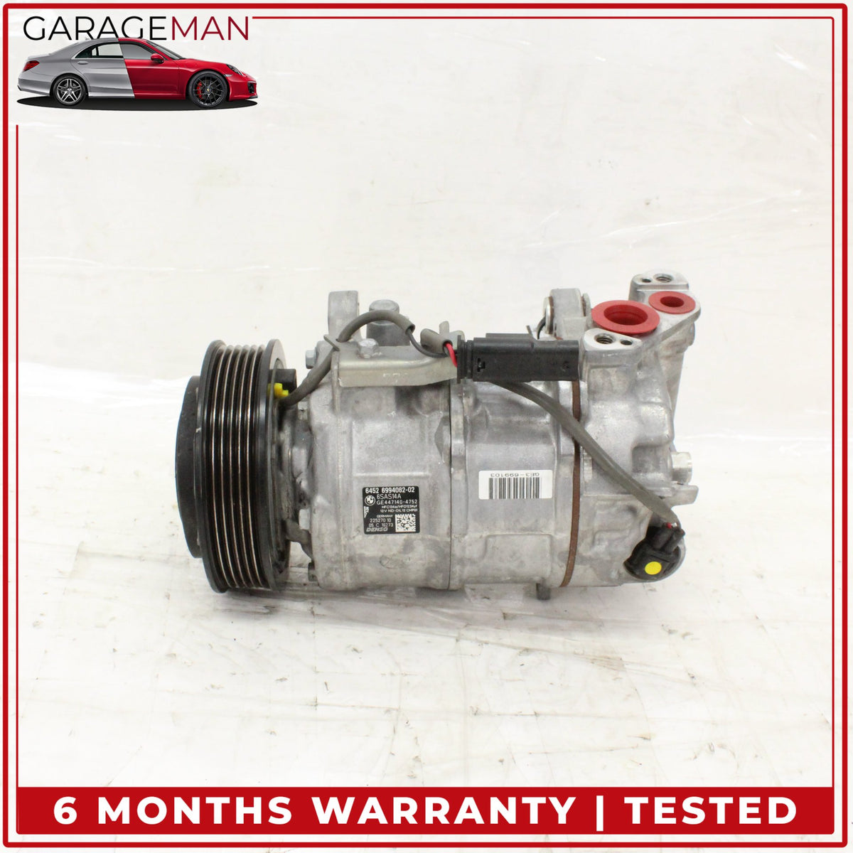 2019-2025 BMW M340i G20 AC A/C Air Conditioning Compressor Denso 6994082 OEM