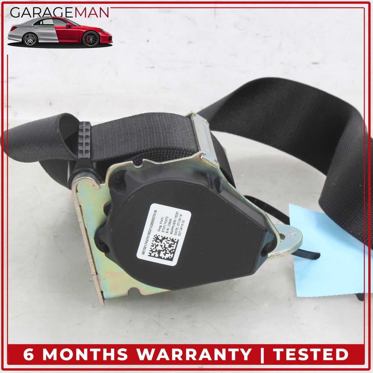 2014-2024 Maserati Ghibli M157 Rear Left or Right Side Seat Belt 670017437 OEM