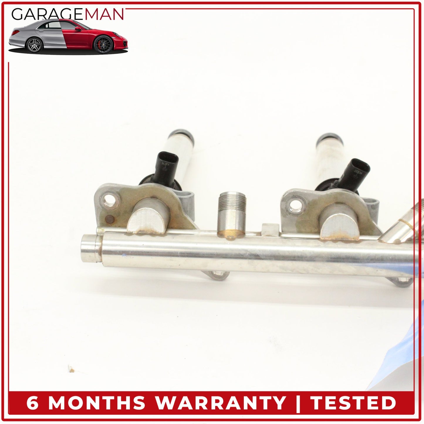 2011-2018 Mercedes W216 CL550 Fuel Injection Rail Line w/ Injectors Right Side