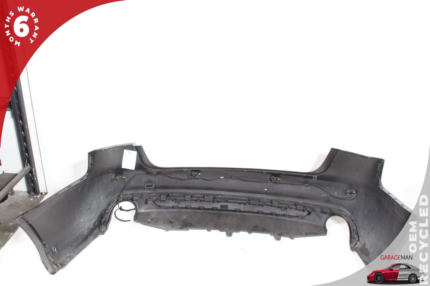 2012-2015 Audi A6 C7 Sedan Rear Bumper Cover Panel Black 4G0807521F OEM