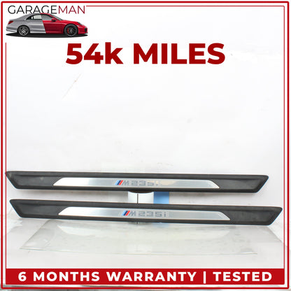 2014-2021 BMW M235i F22 M-Sport Door Step Sill Left and Right Set 8055499 OEM