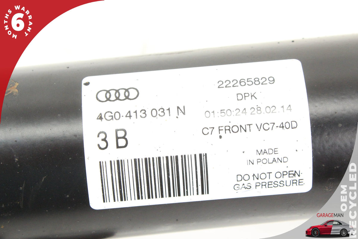 2012-2018 Audi A6 C7 Front Left or Right Strut Shock Absorber 4G0413031D OEM