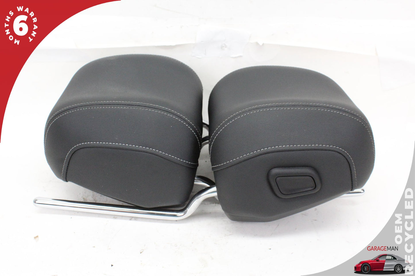 2022-2025 Audi Q4 E-Tron Front Left and Right Side Seat Headrest Set Black OEM