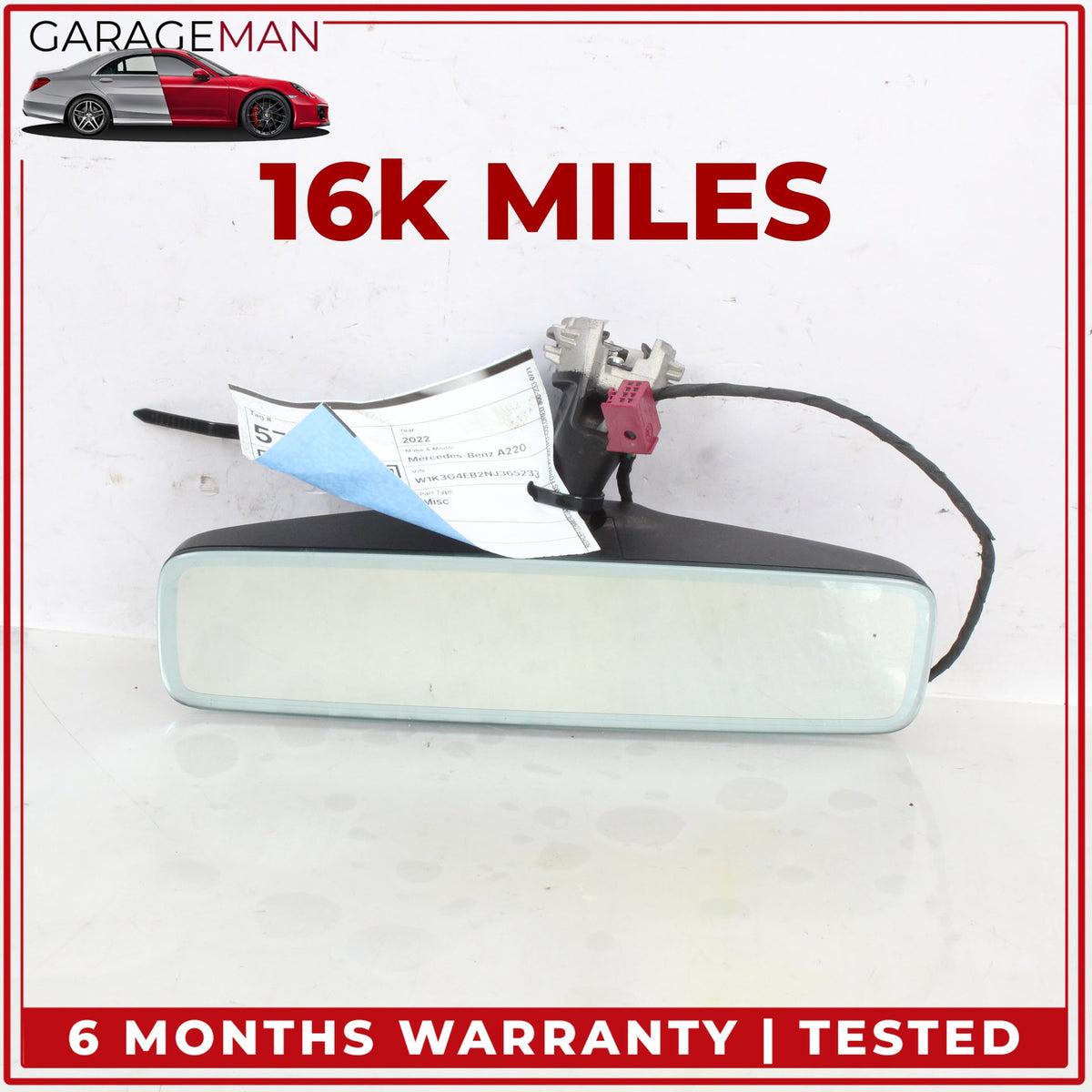 2019-2023 Mercedes W177 A220 CLA250 Interior Rear View Mirror 1778102405 OEM