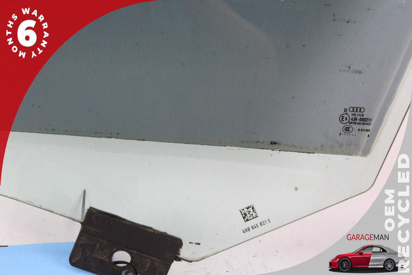 2011-2018 Audi A8 S8 Front Left Driver Side Door Window Glass 4H0845021E OEM