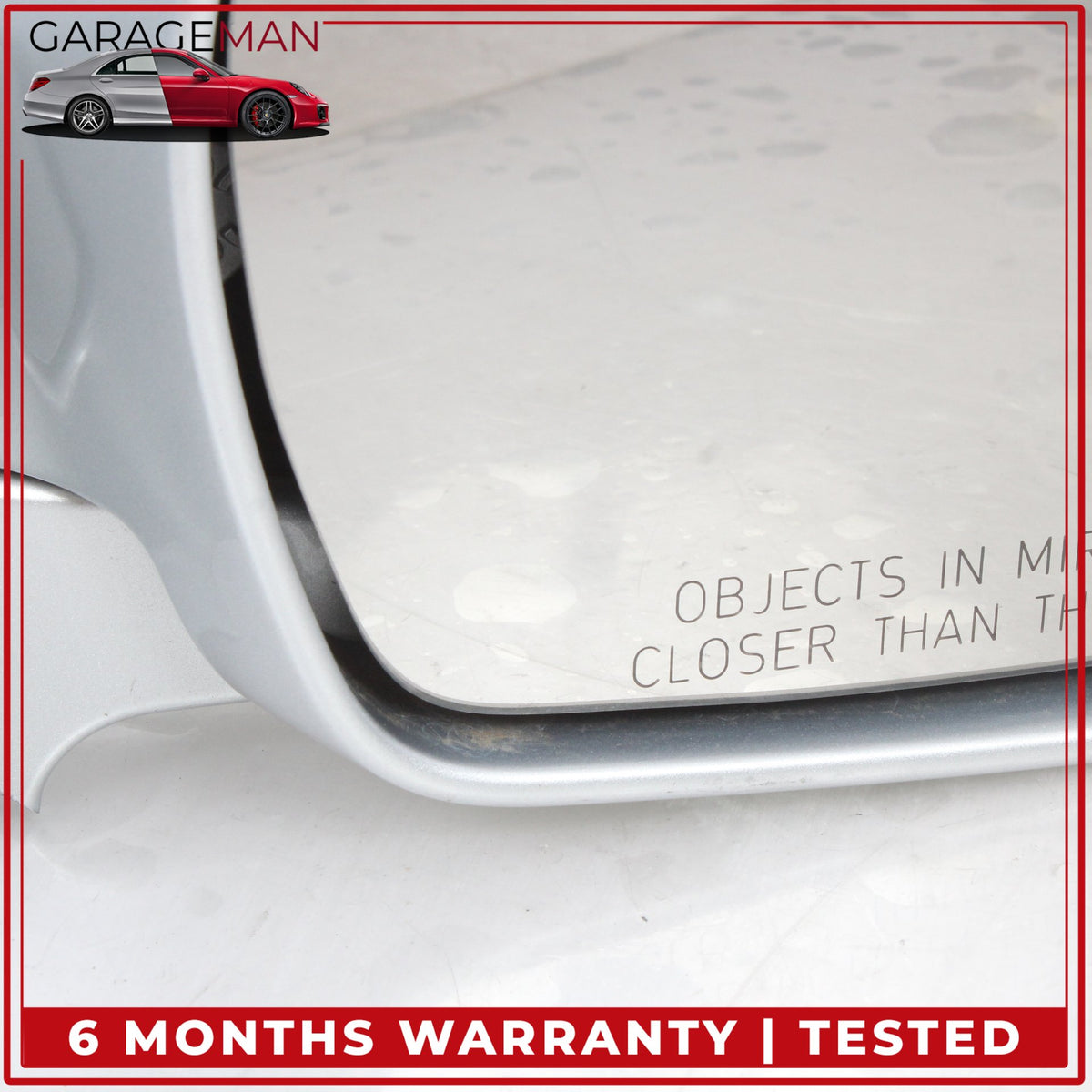 2004-2008 Mercedes R230 SL500 Right Door Rear View Mirror Silver Metallic OEM
