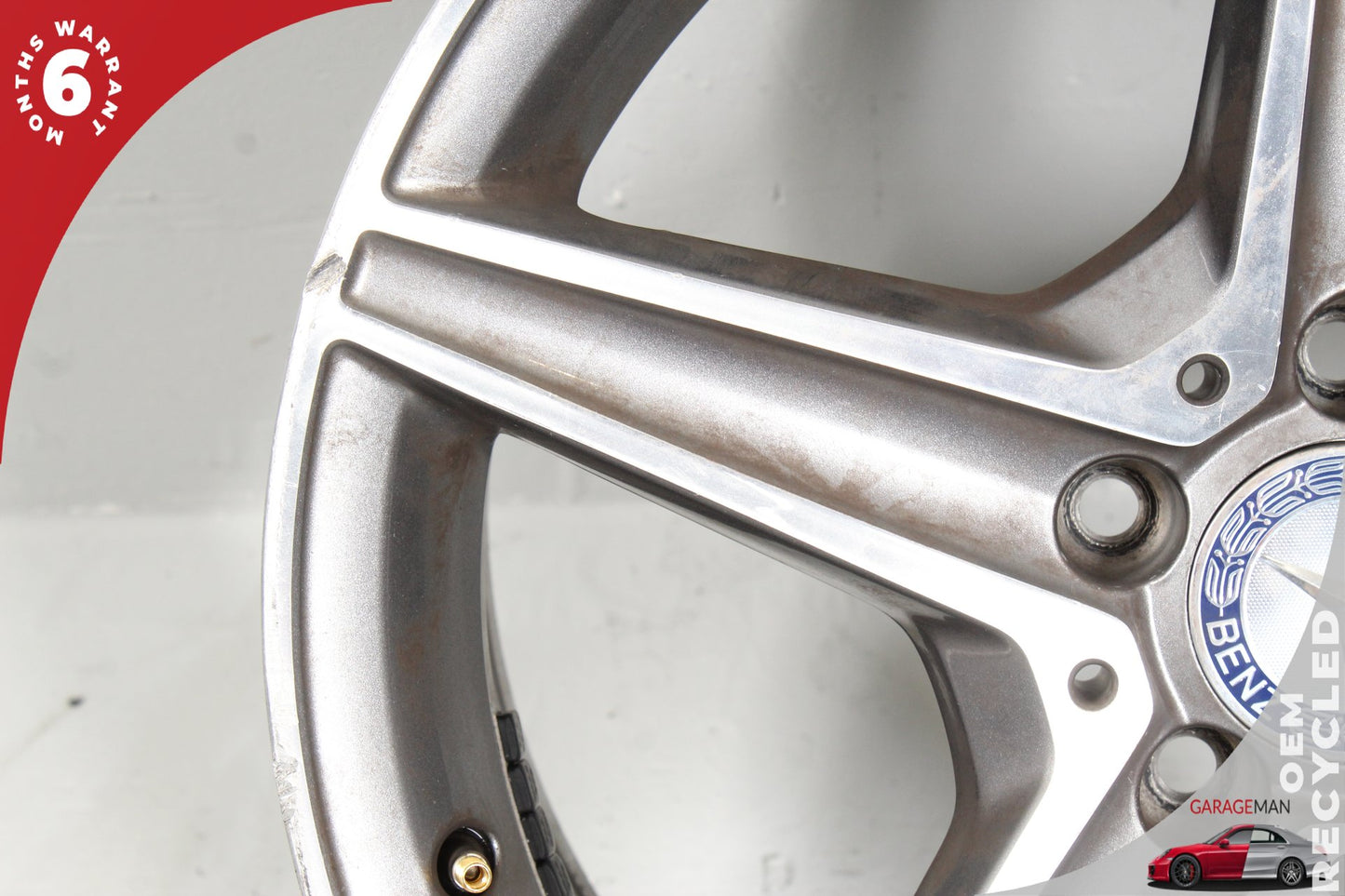 2015-2019 Mercedes W205 C300 5 Spoke Rear Side Wheel Rim 8.5JX18 H2 ET49 OEM