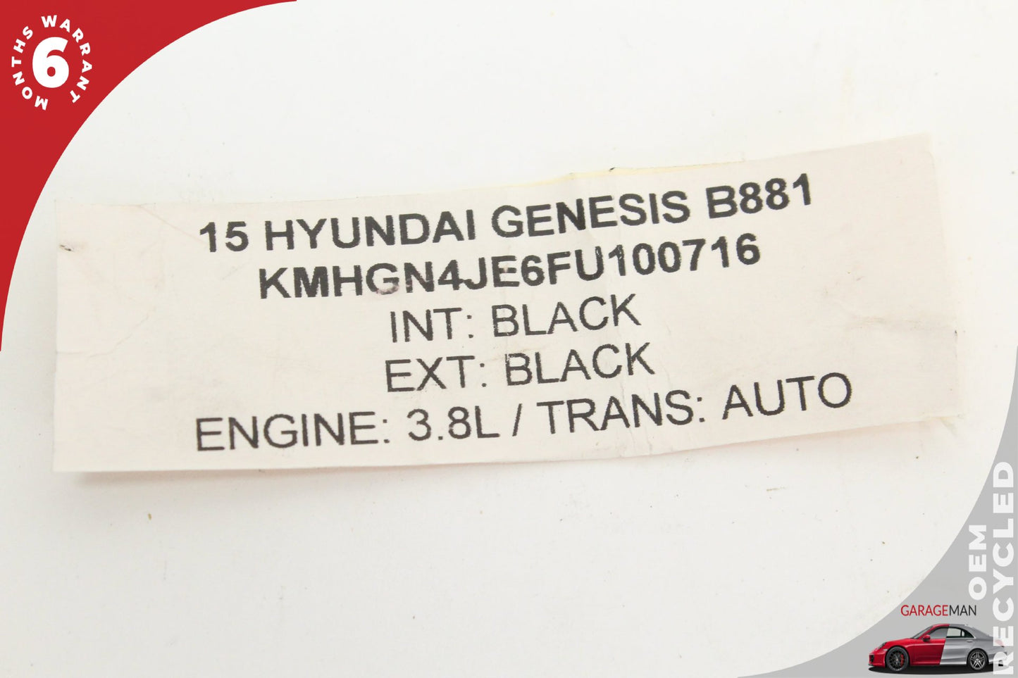 2015-2020 Hyundai Genesis G80 Front Center Console Dual Cup Holder OEM