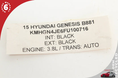 2015-2020 Hyundai Genesis G80 Front Center Console Dual Cup Holder OEM