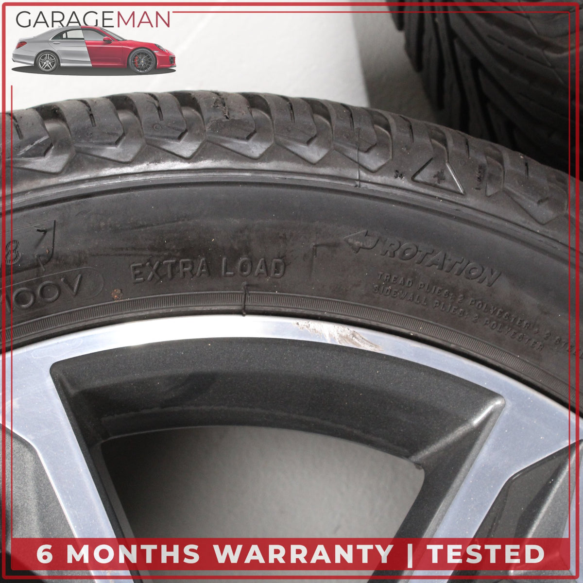 2017-2025 Audi A4 Allroad B9 Wheel Rim w/ Michelin Tire Set 7.5JX18H2 ET29 OEM