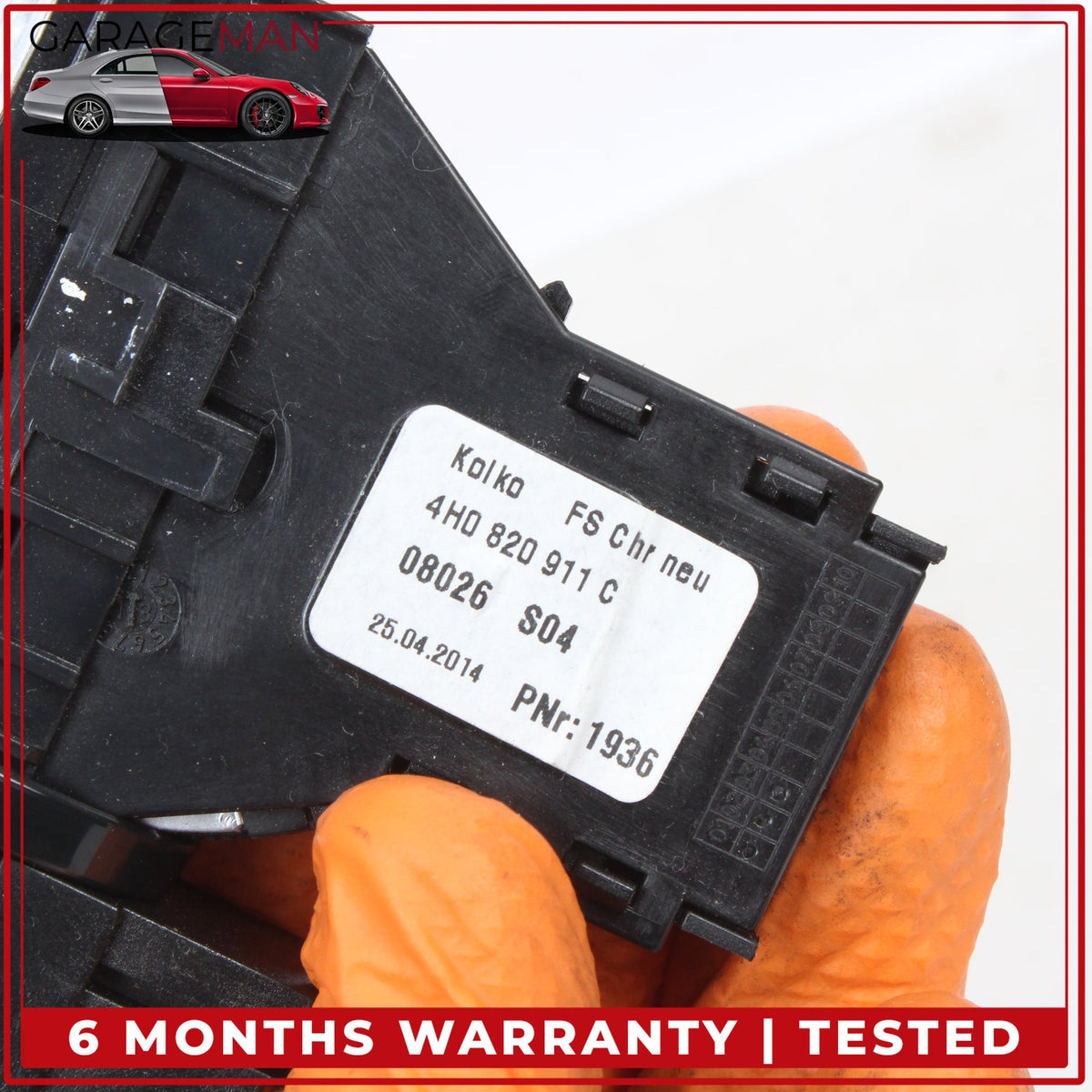 2011-2018 Audi A8 S8 Emergency Warning Hazard Light Control Switch Button OEM