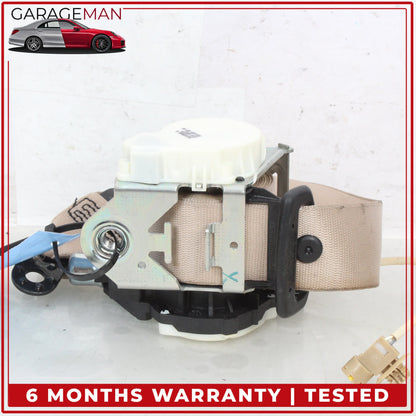 2010-2016 Porsche Panamera 970 Rear Left or Right Side Seat Belt Beige OEM