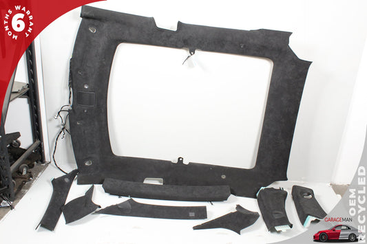 12-20 Tesla Model S 85D Panoramic Roof Headliner Trim Bow Pillar Cover Suede 104593602C