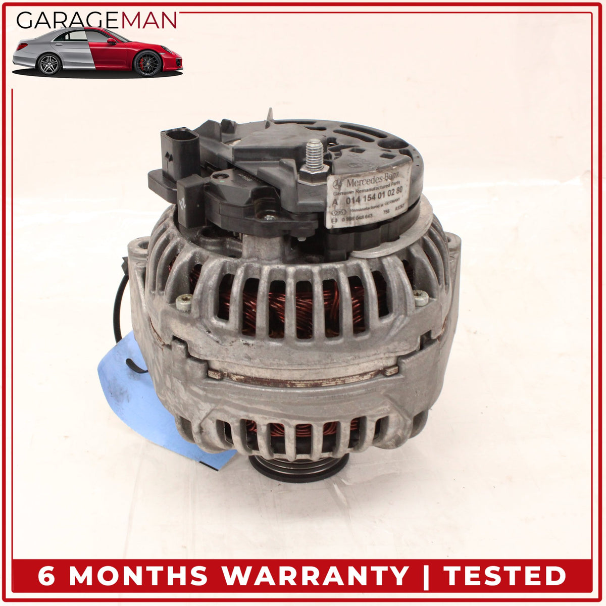 2003-2006 Mercedes R230 SL500 CLK500 Alternator Generator 0141540102 OEM
