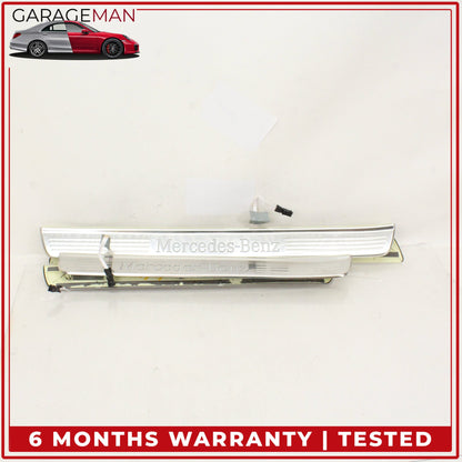 2014-2020 Mercedes W222 S550e Front and Rear Illuminated Door Step Sill Set OEM