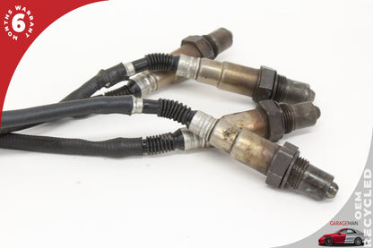 2003-2006 Mercedes W211 E500 Left Side Oxygen O2 Sensor Lambda Set of 4 OEM