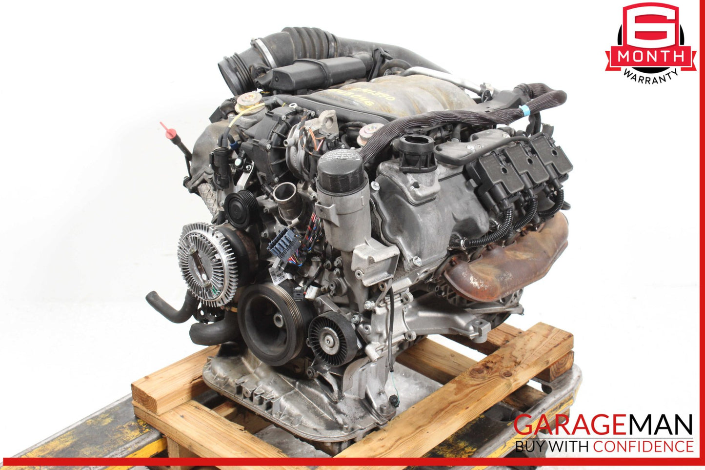 03-05 Mercedes W163 ML350 Engine Motor Block Assembly 3.7L V6 M112