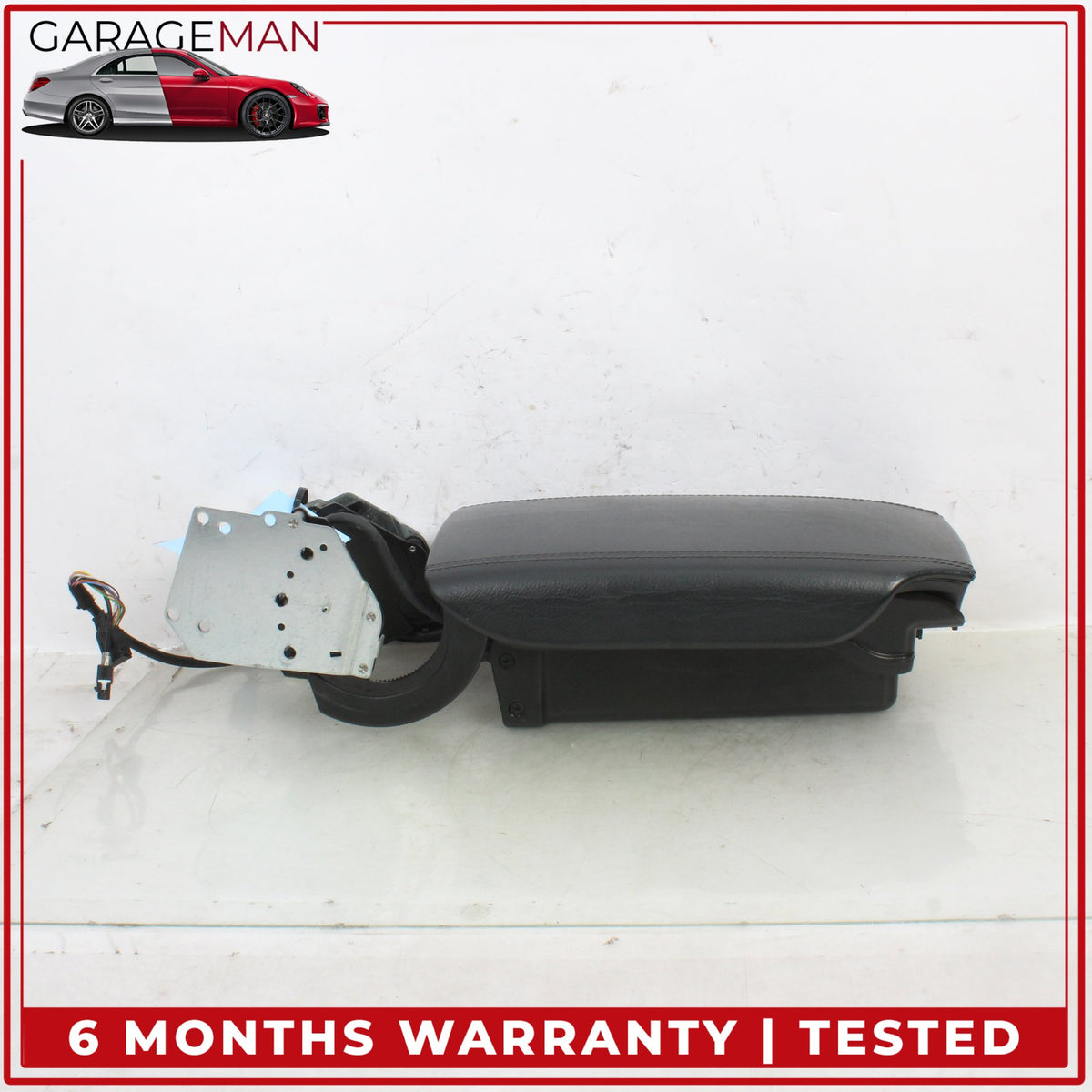 2000-2006 Mercedes W215 CL500 Front Center Console Armrest Lid Cover Black OEM