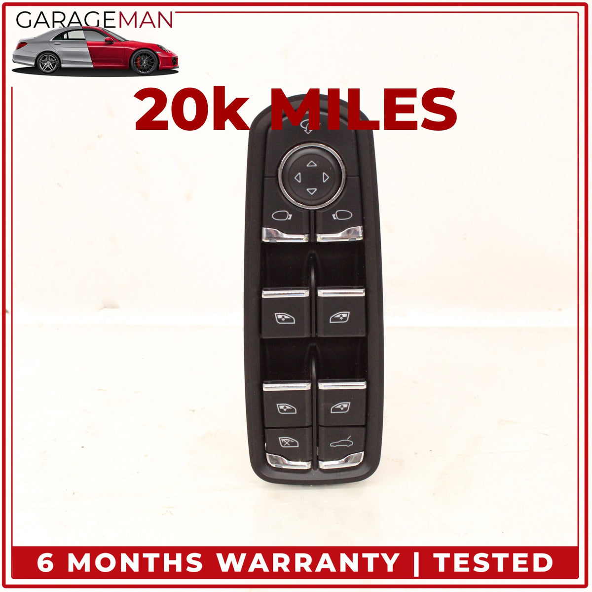 2010-2026 Porsche Macan 95B Front Left Side Master Window Control Switch OEM