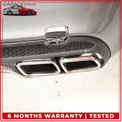 2015-2018 Mercedes-Benz C300 W205 Sport Rear Bumper Cover Assembly Silver OEM