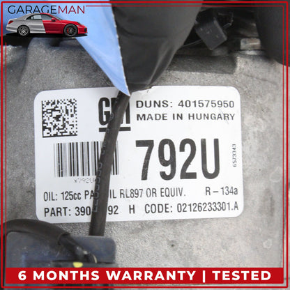 2016-2019 Buick Cascada AC A/C Air Conditioning Compressor 401575950 OEM